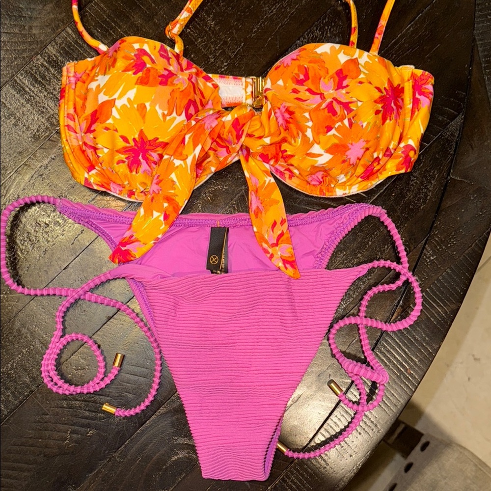 ViX Swimwear Floral Bikini Top and bottoms